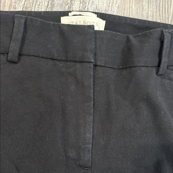 Talbots Black Curvy Straight Leg Pants - Picture 9 of 10